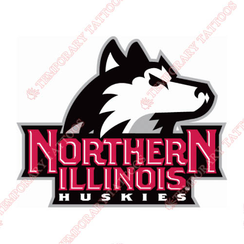 Northern Illinois Huskies Customize Temporary Tattoos Stickers NO.5666